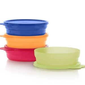Tupperware microwaveable cereal bowl set (remove lid first)
